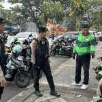 Patroli Dialogis Samapta Polresta Malang Kota Sasar Satpam dan Ojol, Cegah Kejahatan hingga Judi Online
